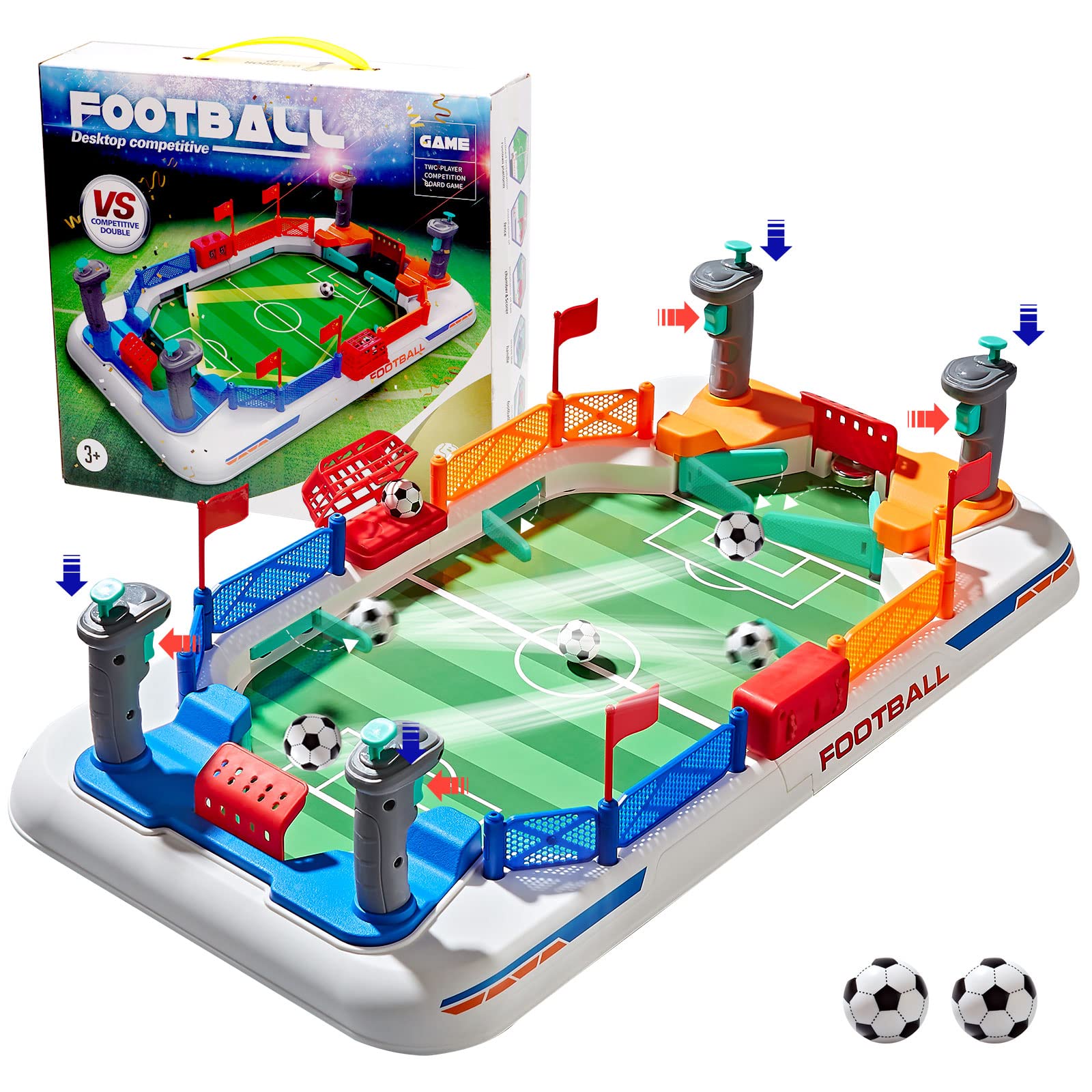 Amazon.com : Mini Foosball Table Game for Kids: Soccer Game Set